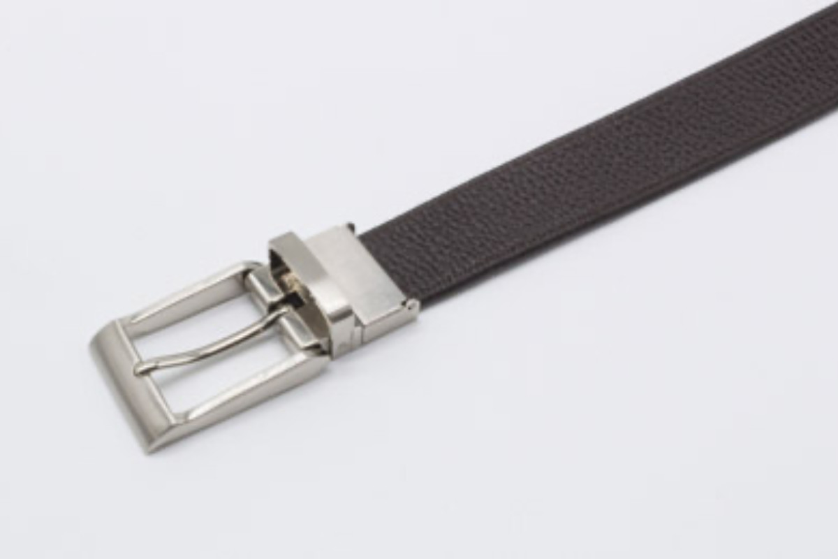 SHRUNKEN LEATHER ELASTIC BELTの画像