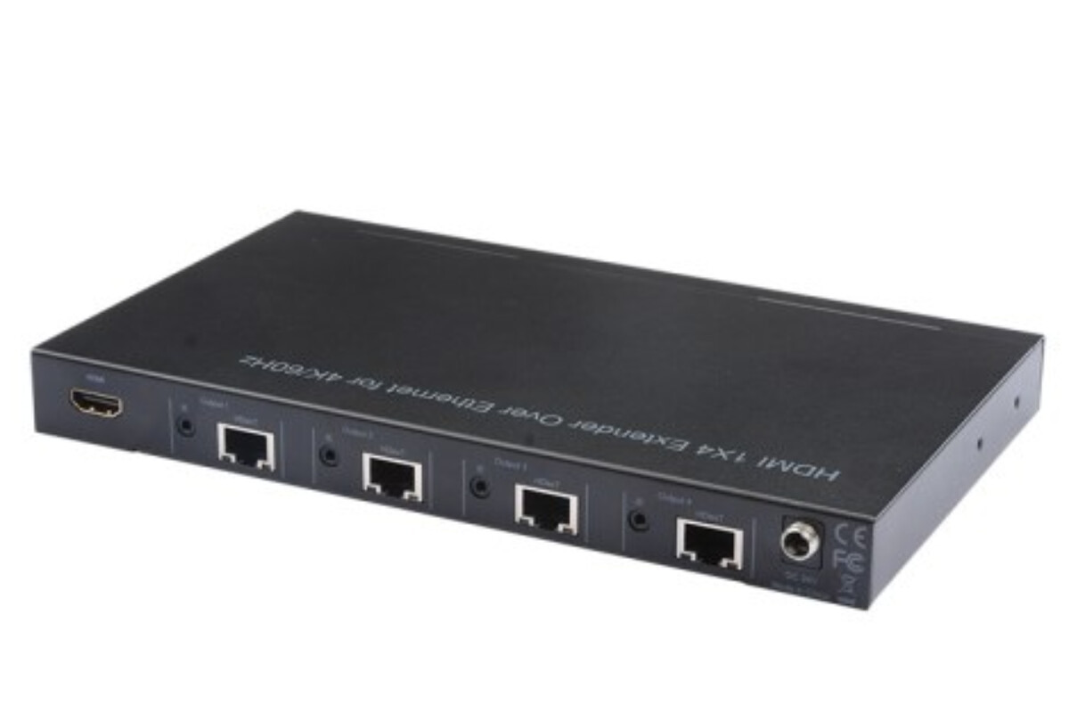 HDMI1X4エクステンダー オーバーイーサネット (4K/60Hz用)の画像