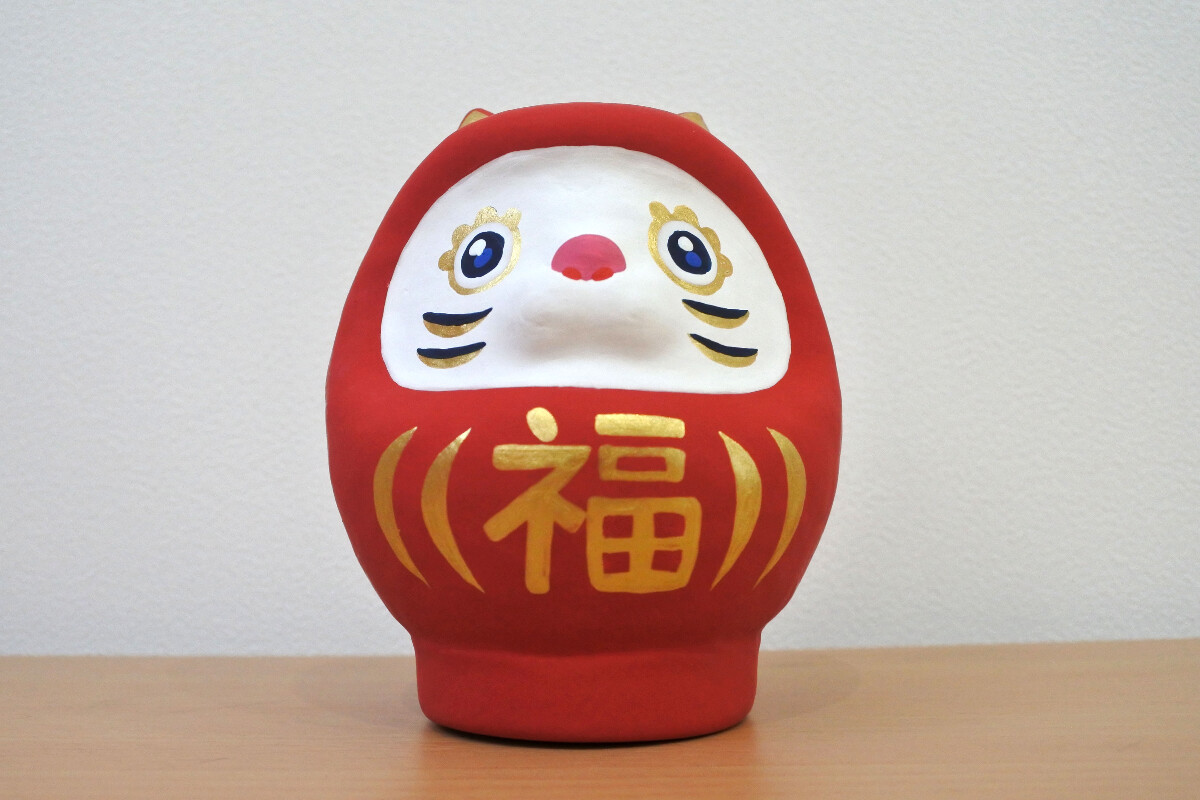 開運ねこだるま　赤福の画像
