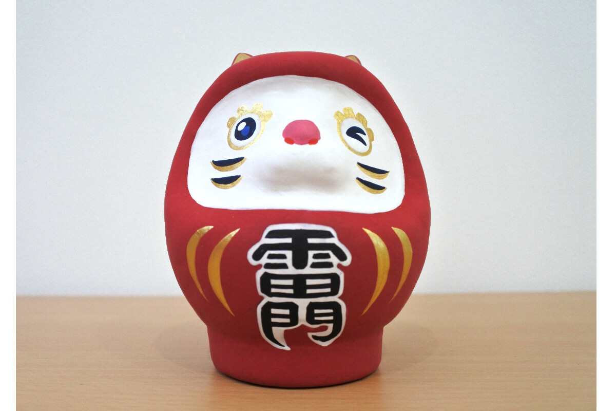 開運ねこだるま　雷門の画像