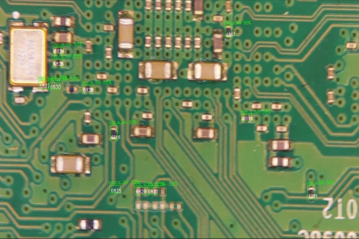 AI外観検査システムの画像